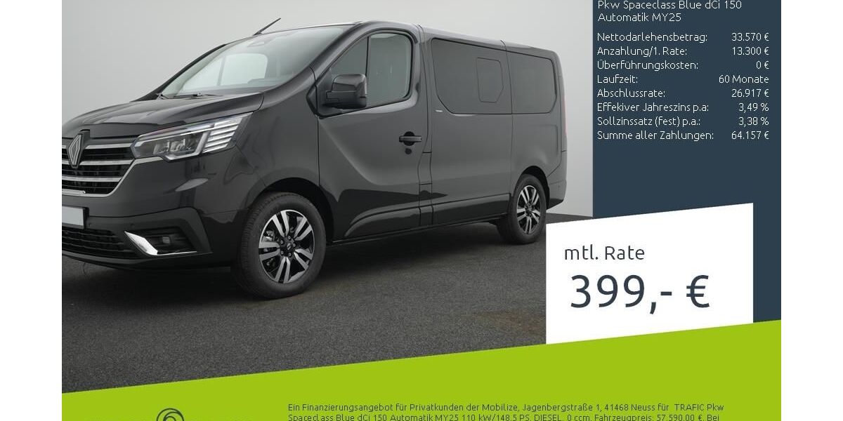 Renault Trafic 1.500 km 45.940 &euro; Borken 46325