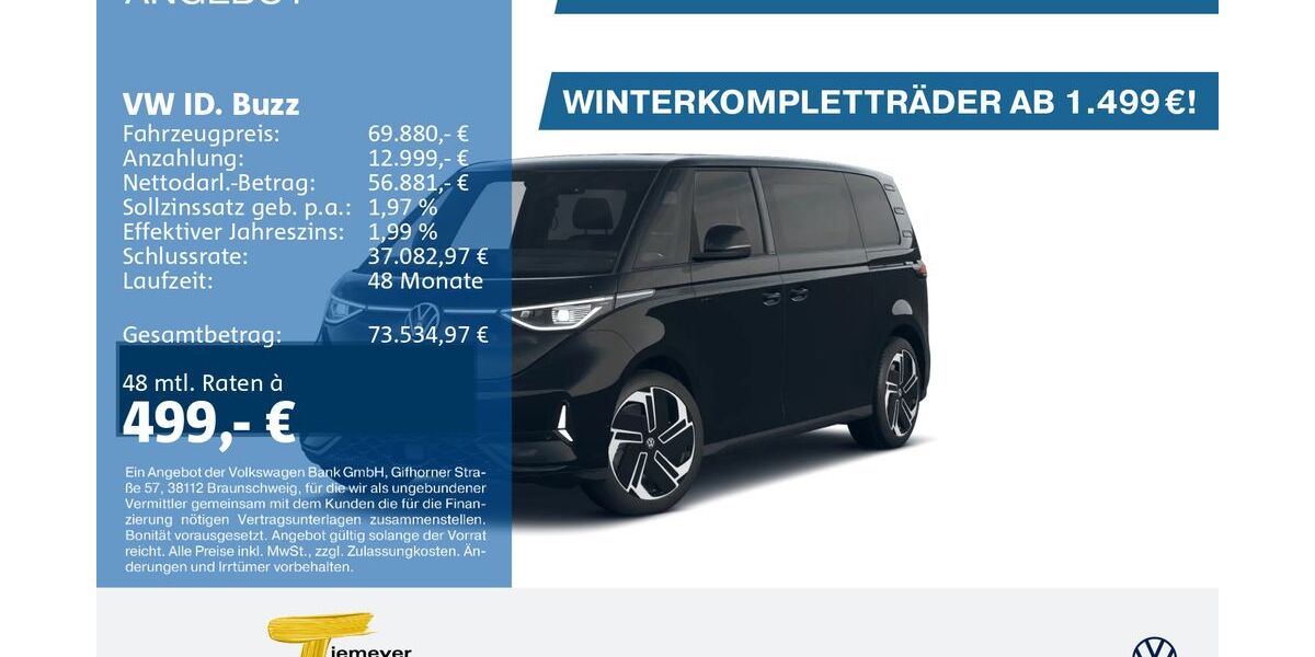 VW ID. Buzz 19.029 km 69.880 &euro; Bochum 44892