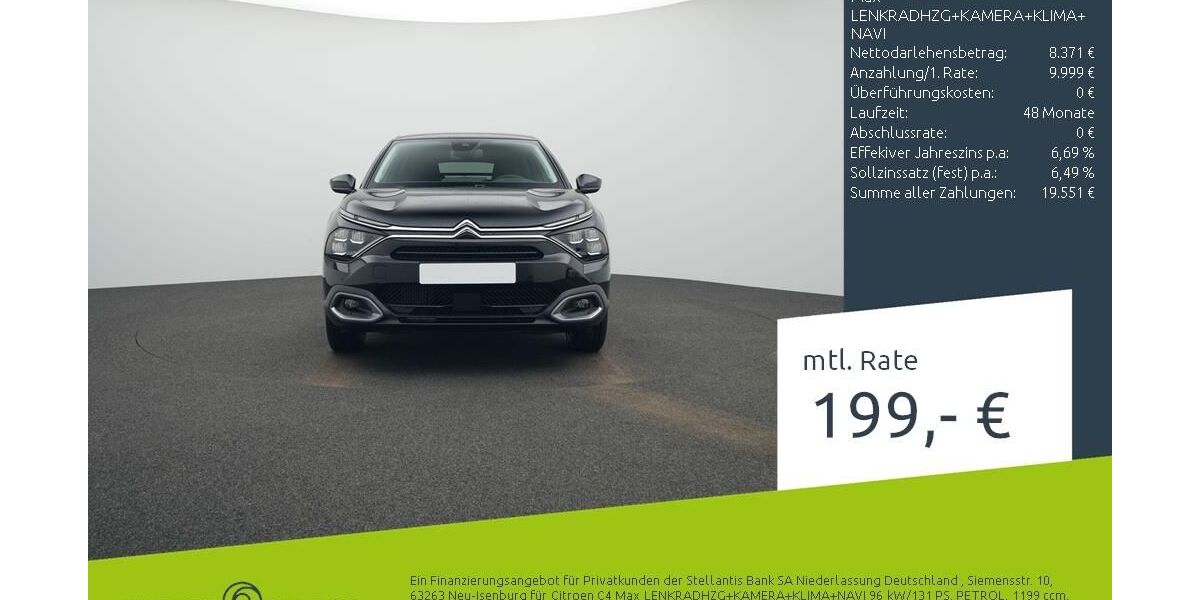 Citroen C4 19.205 km 18.370 &euro; Borken 46325