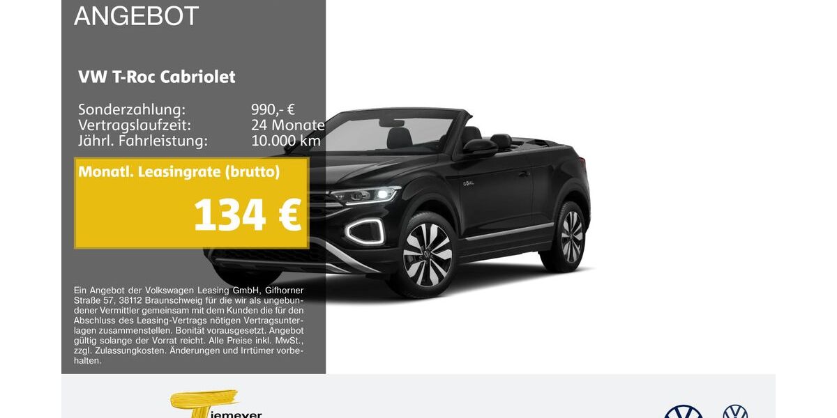 VW T-Roc 23.745 km 22.860 &euro; Marl 45770